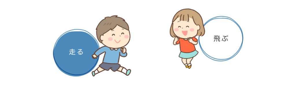 走る・飛ぶ